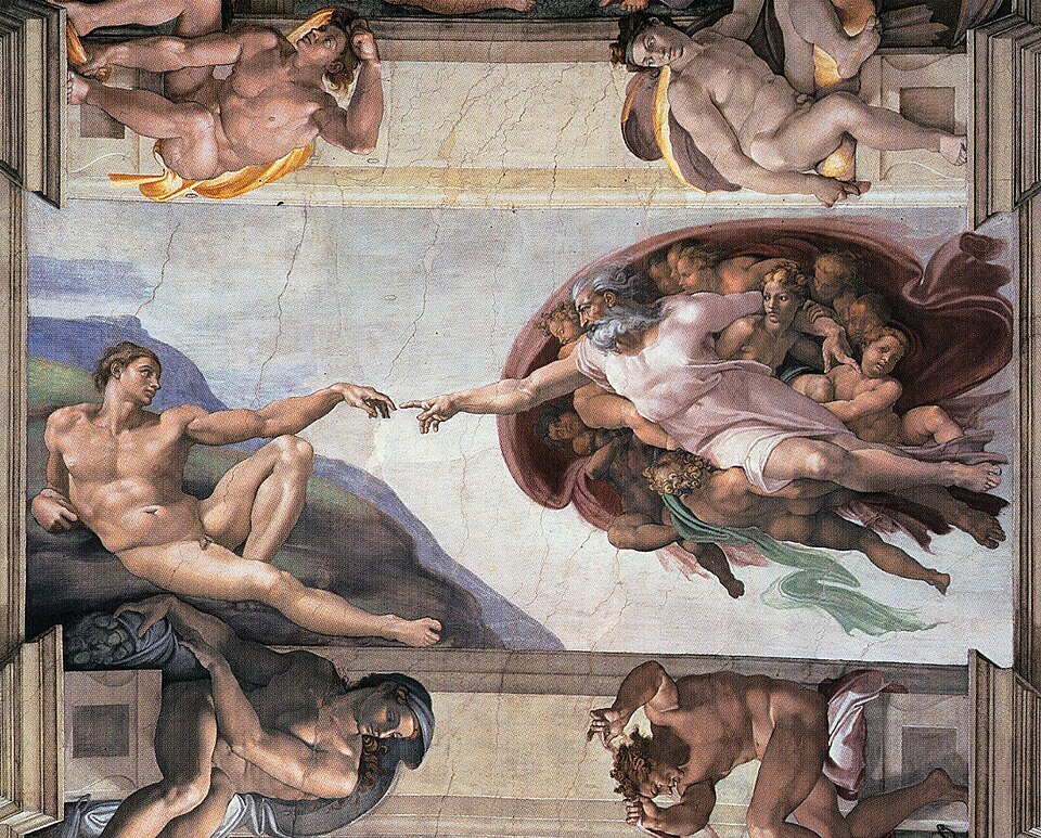 The Creation of Adam by Michaelangelo